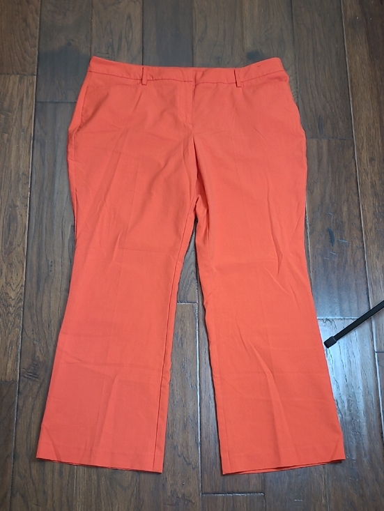 New York & Company Pants - New York & Company Orange Trousers Size 18 PETITE